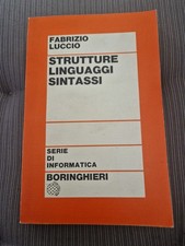 Strutture Linguaggi Sintassi