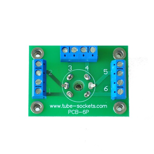 Ux6 pin prese tubo scheda - ux6, 6