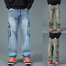 Jeans Uomo Loose Distressed