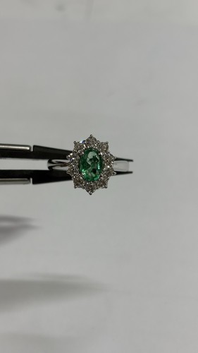Anello margherita oro bianco - margherita,