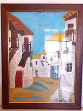 QUADRO ARTE NAIF PAESAGGI
