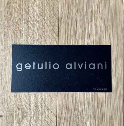 Invito mostra getulio alviani - invito,