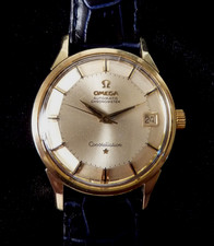 Omega Constellation Pie Pan con data 14902-SC oro top e acciaio orologio uomo anni '60