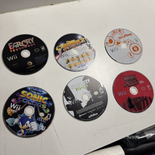 Assorted nintendo wii games - 6,