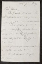 Lettera autografa Ricciotti