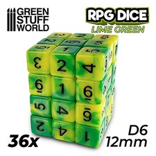 36x dadi verde - 12,