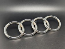 AUDI  180MM LOGO SIGLA EMBLEMA FREGIO STEMMA SCRITTA TARGHETTA BADGE TARGA NOME