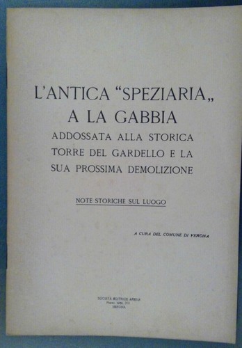 Verona 1938 antica speziaria - antica,