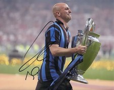 Esteban Cambiasso Foto Autografata Signed Photo Soccer F.C.I. Inter Coppa EUFA