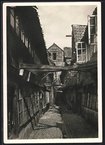 Vecchia amburgo nel quartiere - vecchia,