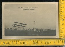 Cartolina 1910 aviazione - cartolina,