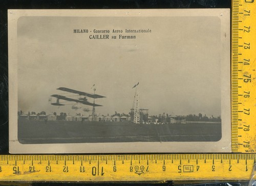 Cartolina 1910 aviazione - cartolina,