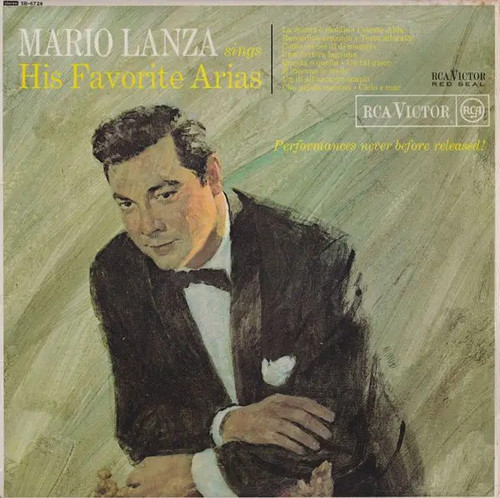 Mario lanza sings his - sings,