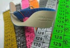 CINTURINO NATO "CENTIMETRO" mm22 COLORI ASSORTITI N.O.S. FIBBIA INOX VERA PELLE