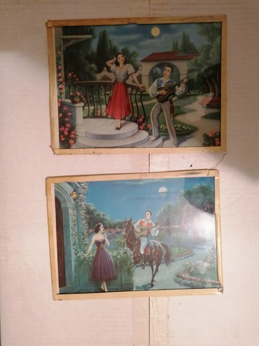 Quadretti con vetro vintage - con,