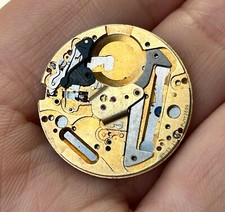 PUW 2550 FASI LUNARI MOVIMENTO OROLOGIO UOMO QUARTZ VINTAGE WATCH MONTRE UHR