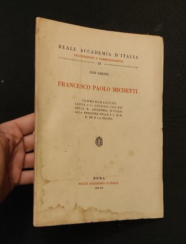 Autografo ugo ojetti - ojetti, francesco