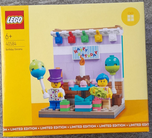 Lego birthday diorama - lego, 40584
