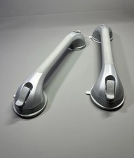 Bathroom Suction Grab Rails Max Load 110kg Shower Long Handle 43cm Easy Fit