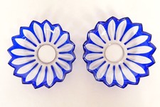 Coppia di Bobeches Cristallo