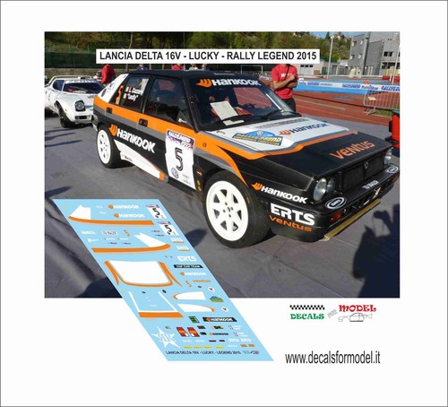 Decals lancia delta 16v - decals, 1:43