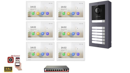 Kit videocitofono poe - videocitofono,