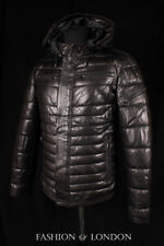 Giacca pelle trapuntata uomo