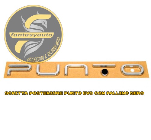 Fiat punto evo - sigla, fregio
