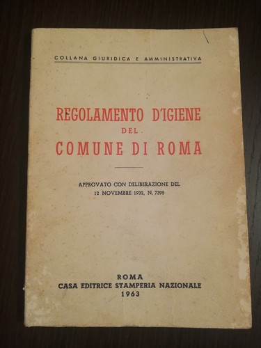 Regolamento igiene del - regolamento, d'igiene