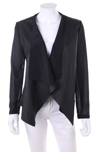Zara giacca ecopelle giubbino - ecopelle,