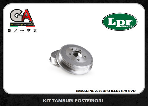 Kit freni posteriore tamburi - kit,