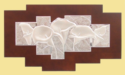 Quadro argento cm22x48 legno - quadro,