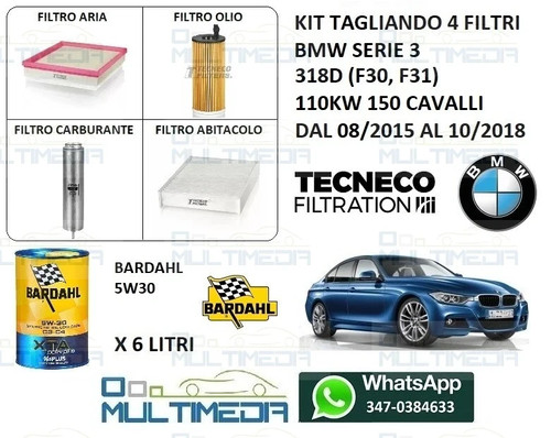 Kit tagliando filtri - kit, olio