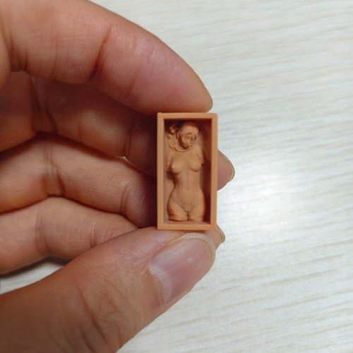 Beauty girl in - in, box