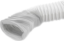 220X55Mm Condotto D'Aria Flessibile per Cappa Da Cucina, Condizionatore D'Aria, 