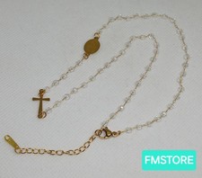 Collana Rosario in simil-perle