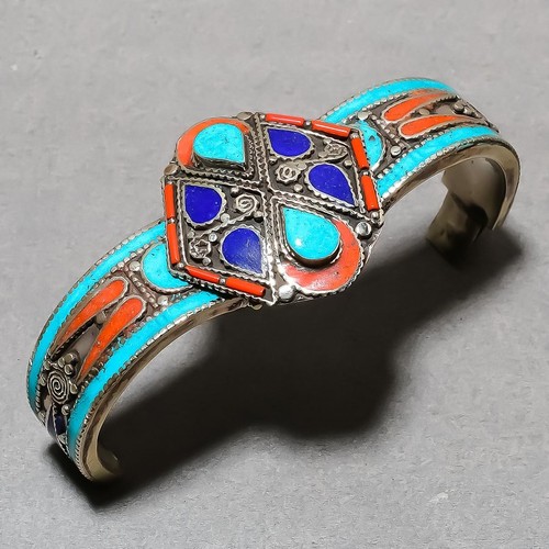Bracciale tibetano turchese - tibetano,