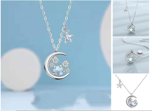 Collana donna luna - e, stella