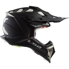 LS2 MX470 SUBVERTER CASCO CROSS ENDURO Nero Opcao TRATTABILE