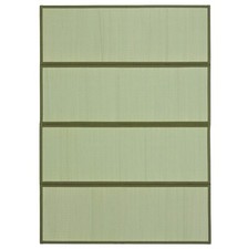 HAGIHARA Materasso Tatami Queen Erba Rush Giapponese Futon Pieghevole Verde 2049