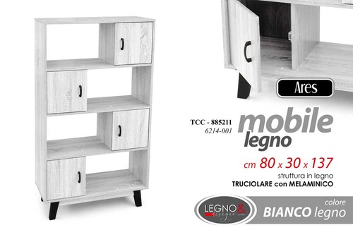 Mobiletto libreria ante - libreria,
