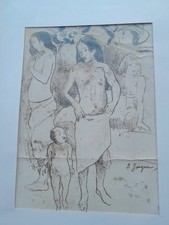 Rare fac similé d'après