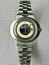 Omega Geneve Dynamic Tool 102 Orologio Donna Automatico Vintage Quadrante Blu Argento