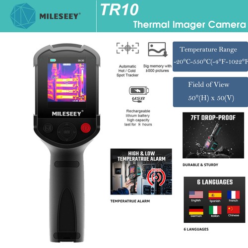 Termocamera portatile mileseey - portatile,