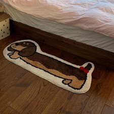 Tappeto bassotto adorabile