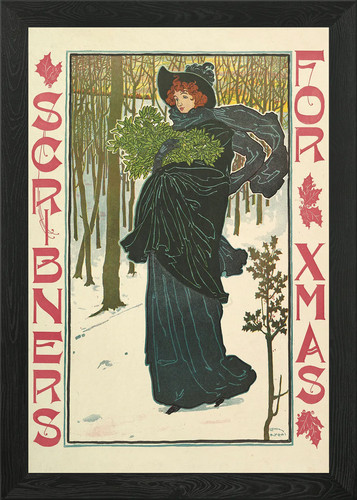 Poster vintage con cornice