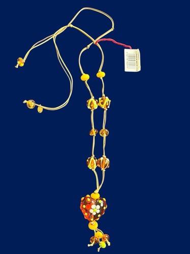 Collana fatta mano vetro - vetro, di
