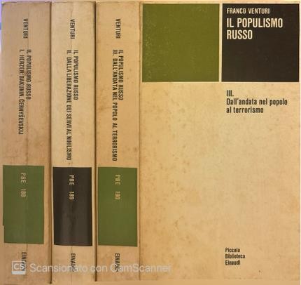 Populismo russo tre - populismo, volumi