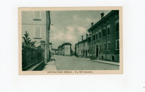 Cartolina montecchio emilia - montecchio,