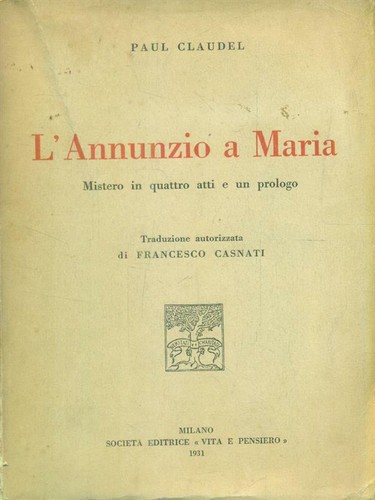 Annunzio maria claudel - l'annunzio,